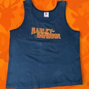 Vintage 1982 Harley-Davidson tank top Size L Reading Pa
